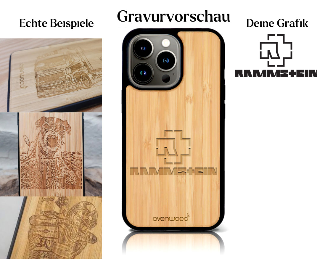 INDIVIDUELL iPhone 14 Pro Bambus-Kunststoff