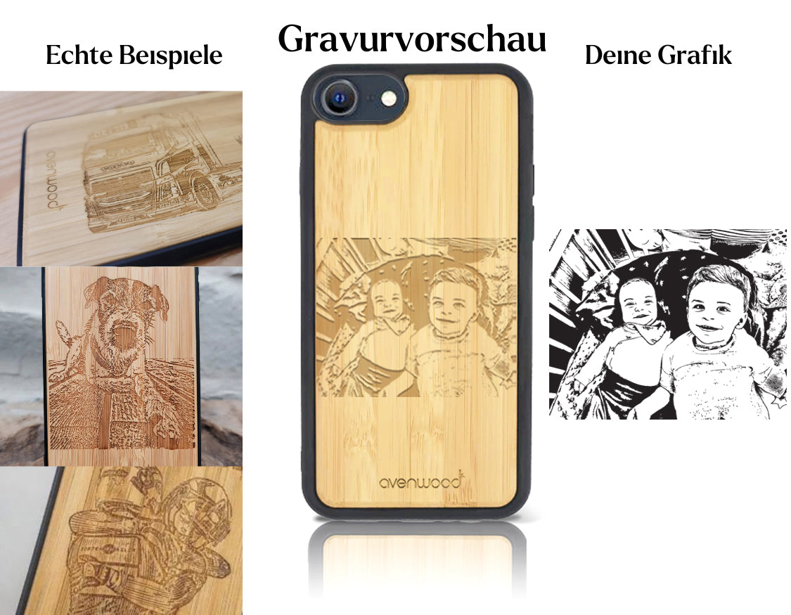 INDIVIDUEL Albin Claudio Phone SE 2ème génération plastique bambou