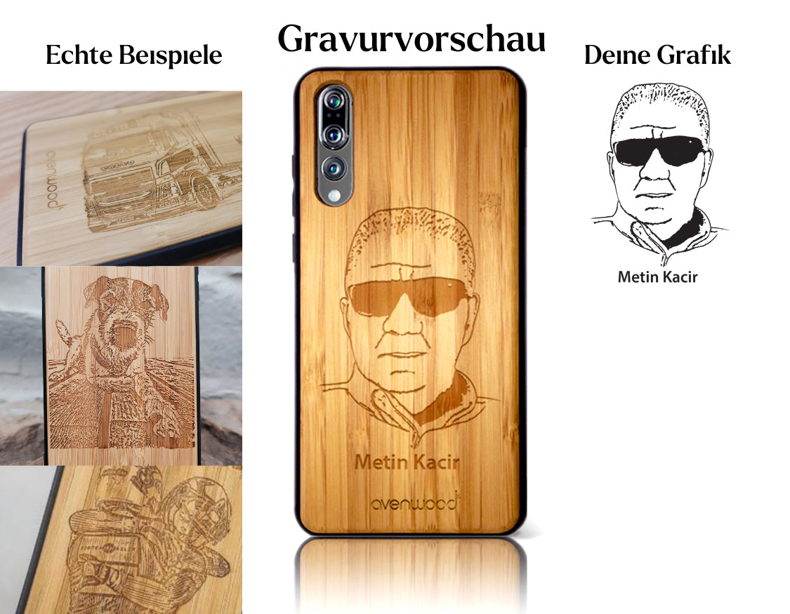 INDIVIDUEL Huawei P20 Pro bambou plastique