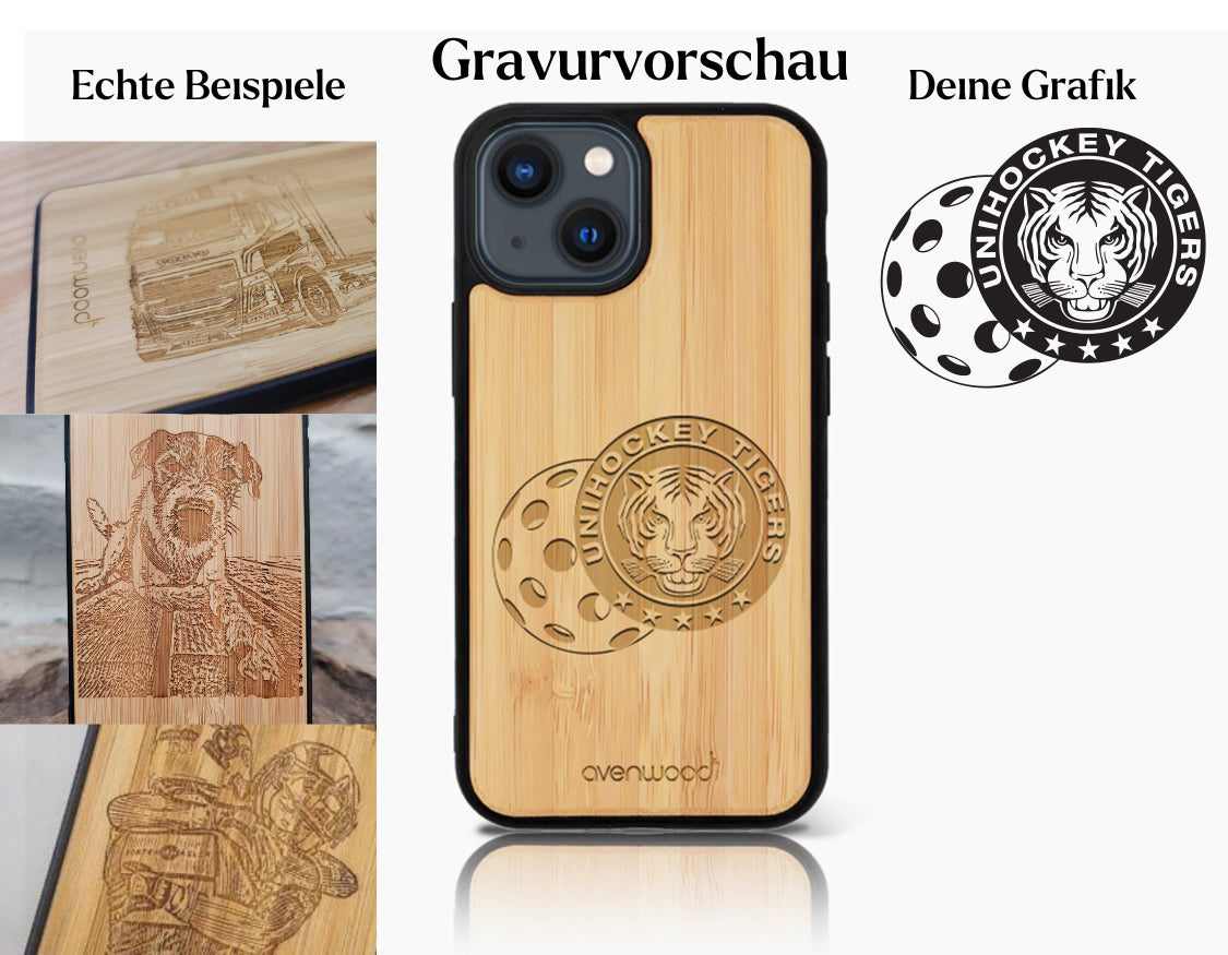 INDIVIDUEL iPhone 14 bambou plastique