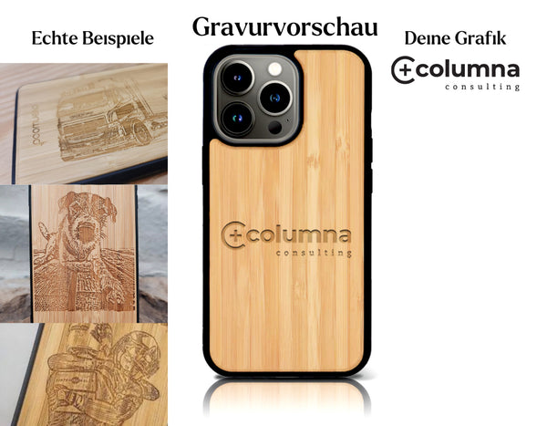 INDIVIDUEL iPhone 15 Pro bambou plastique