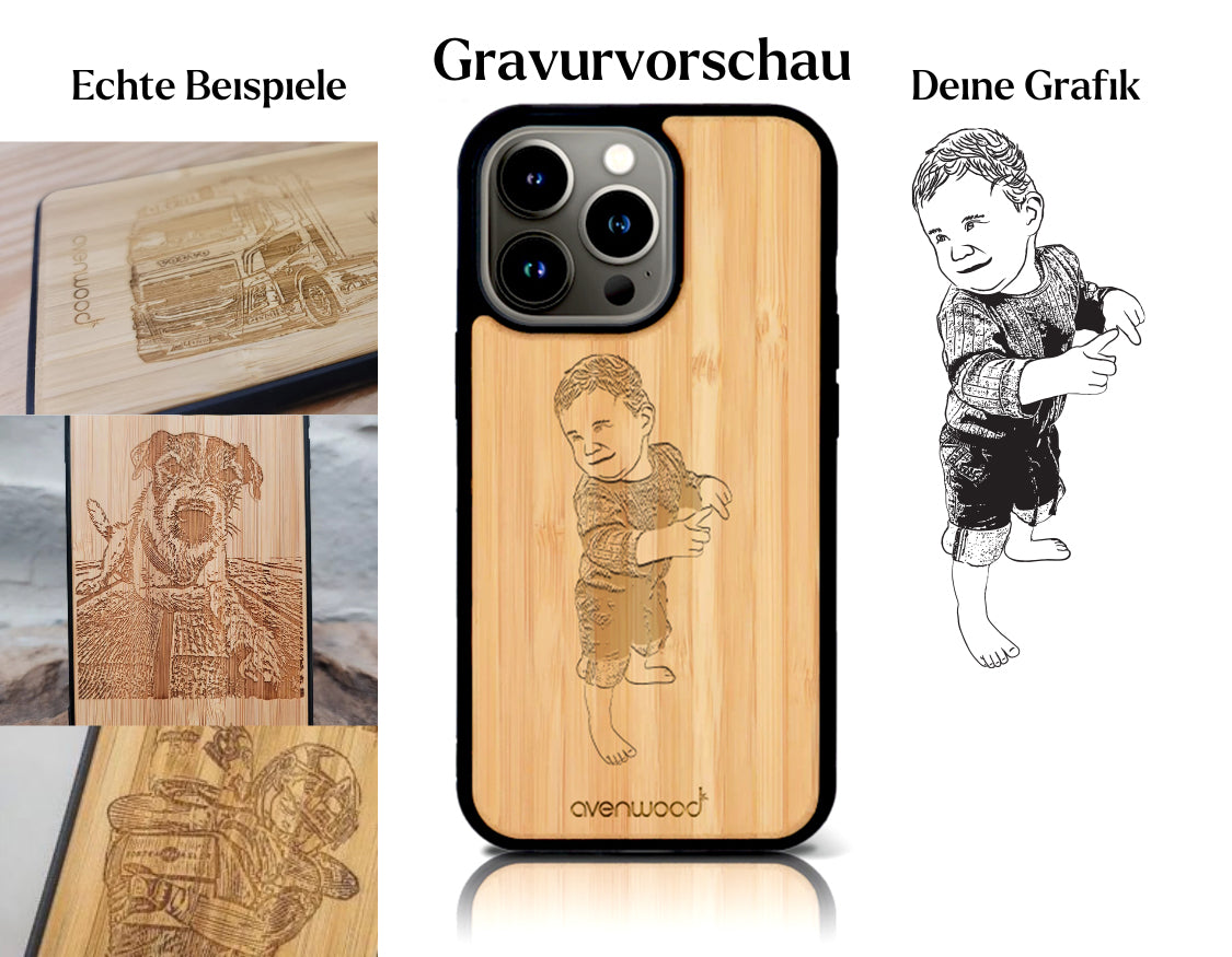 INDIVIDUEL iPhone 14 Pro Max bambou plastique