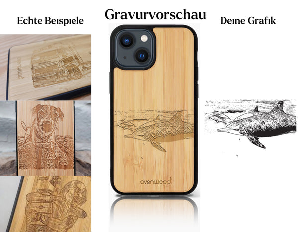 PERSONNALISÉ Roger Thiebaud iPhone 13 plastique bambou
