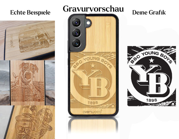 INDIVIDUELL Samsung Galaxy S22 Bambus-Kunststoff