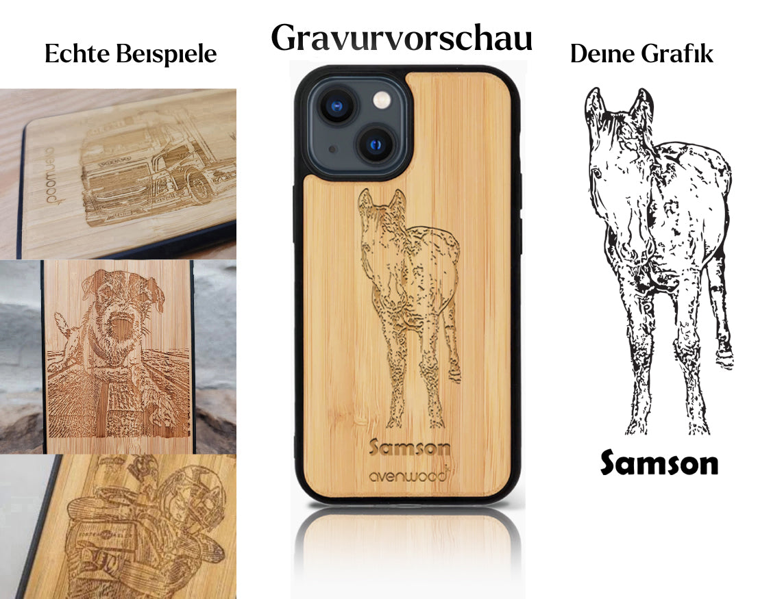 INDIVIDUEL iPhone 13 bambou plastique