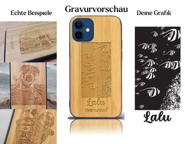 INDIVIDUEL Yves Fuchs iPhone 12 mini plastique bambou