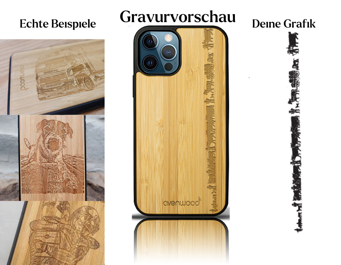 INDIVIDUEL iPhone 12 Pro bambou plastique