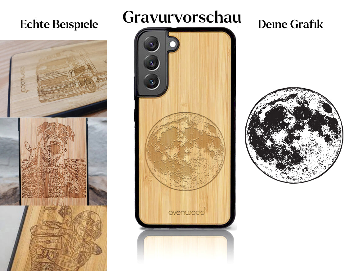 INDIVIDUELL Samsung Galaxy S22 Plus Bambus-Kunststoff