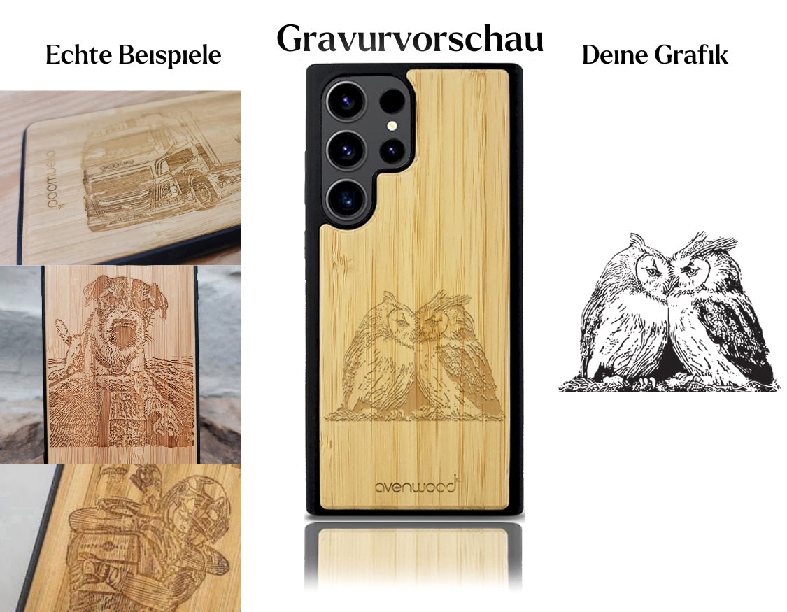 INDIVIDUEL Samsung Galaxy S23 Ultra bambou plastique