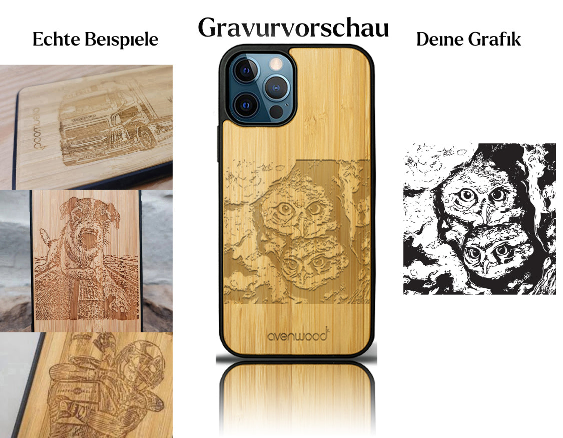 INDIVIDUEL iPhone 12 Pro bambou plastique