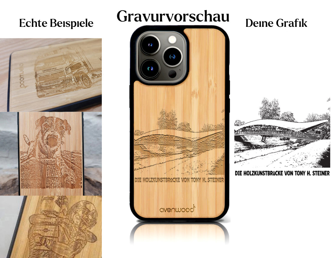 INDIVIDUEL iPhone 14 Pro bambou plastique