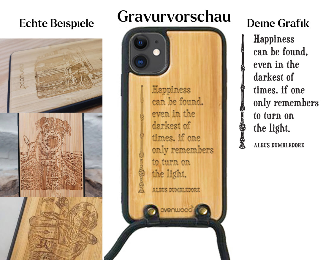 Coque iPhone 11 INDIVIDUELLE à accrocher autour du cou