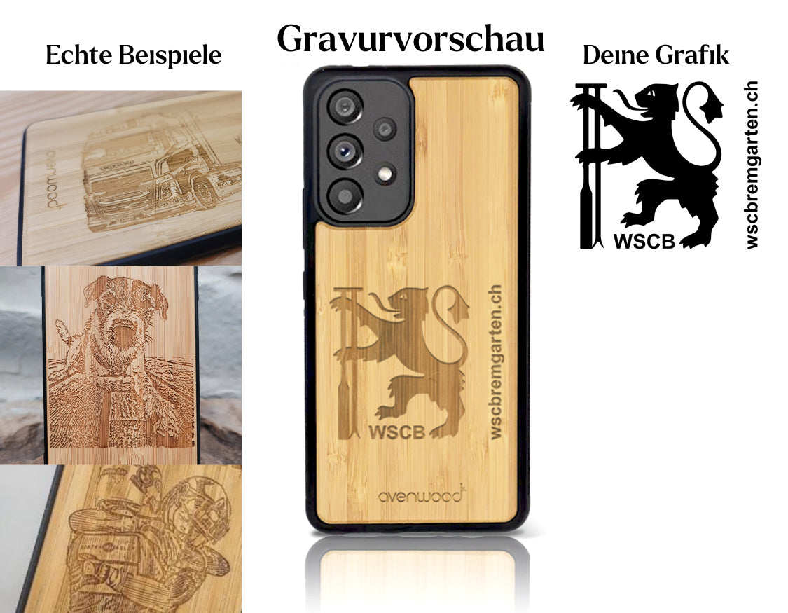 INDIVIDUEL Samsung Galaxy A54 bambou plastique