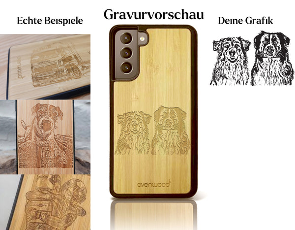 INDIVIDUELL Samsung Galaxy A52 Bambus-Kunststoff