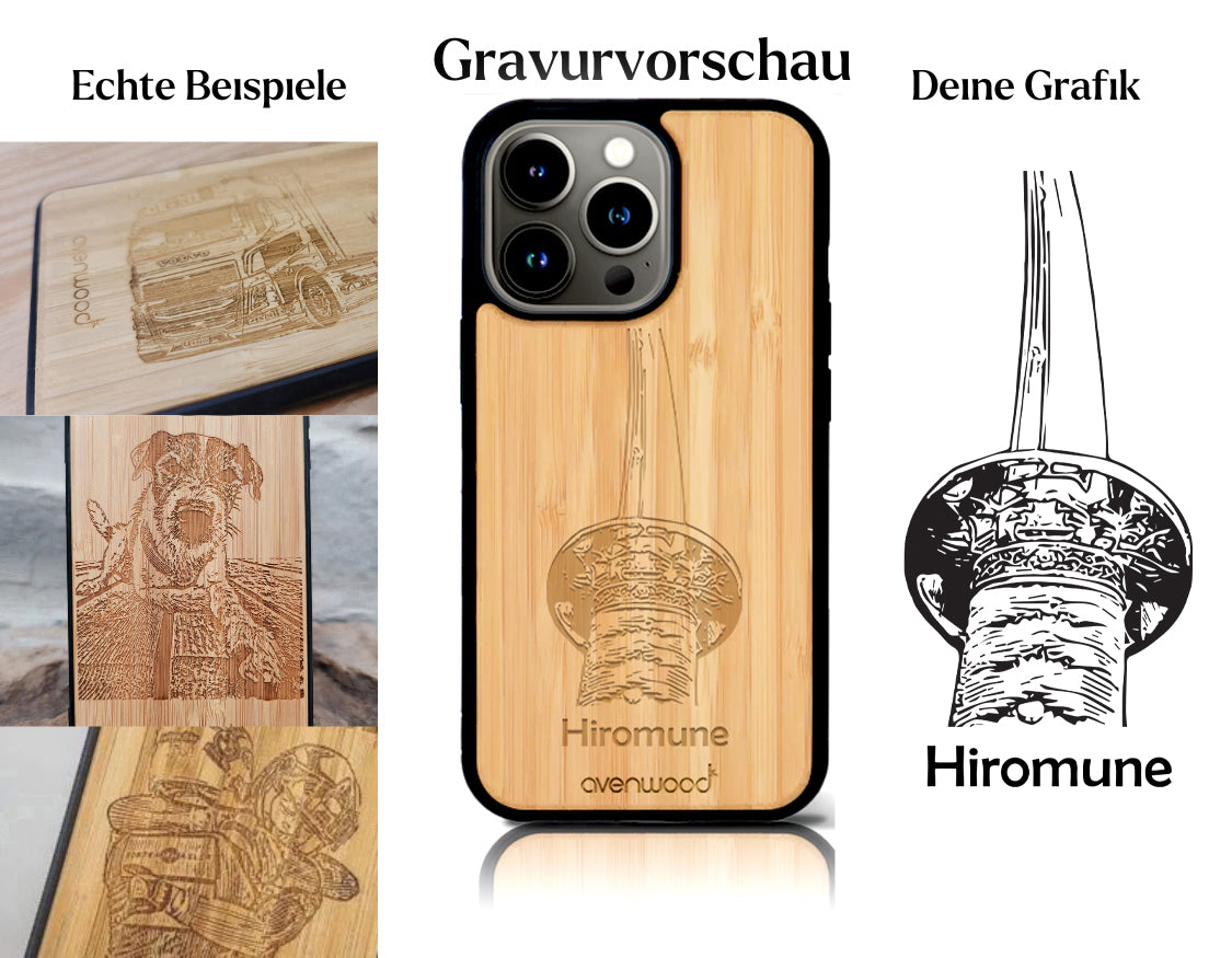 INDIVIDUEL iPhone 14 Pro bambou plastique