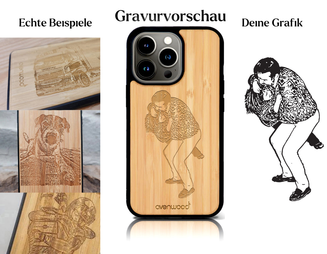 INDIVIDUEL iPhone 13 Pro bambou plastique