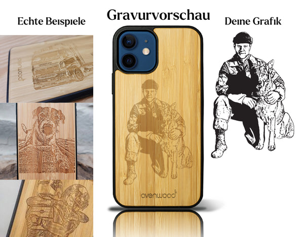 INDIVIDUEL iPhone 12 bambou plastique