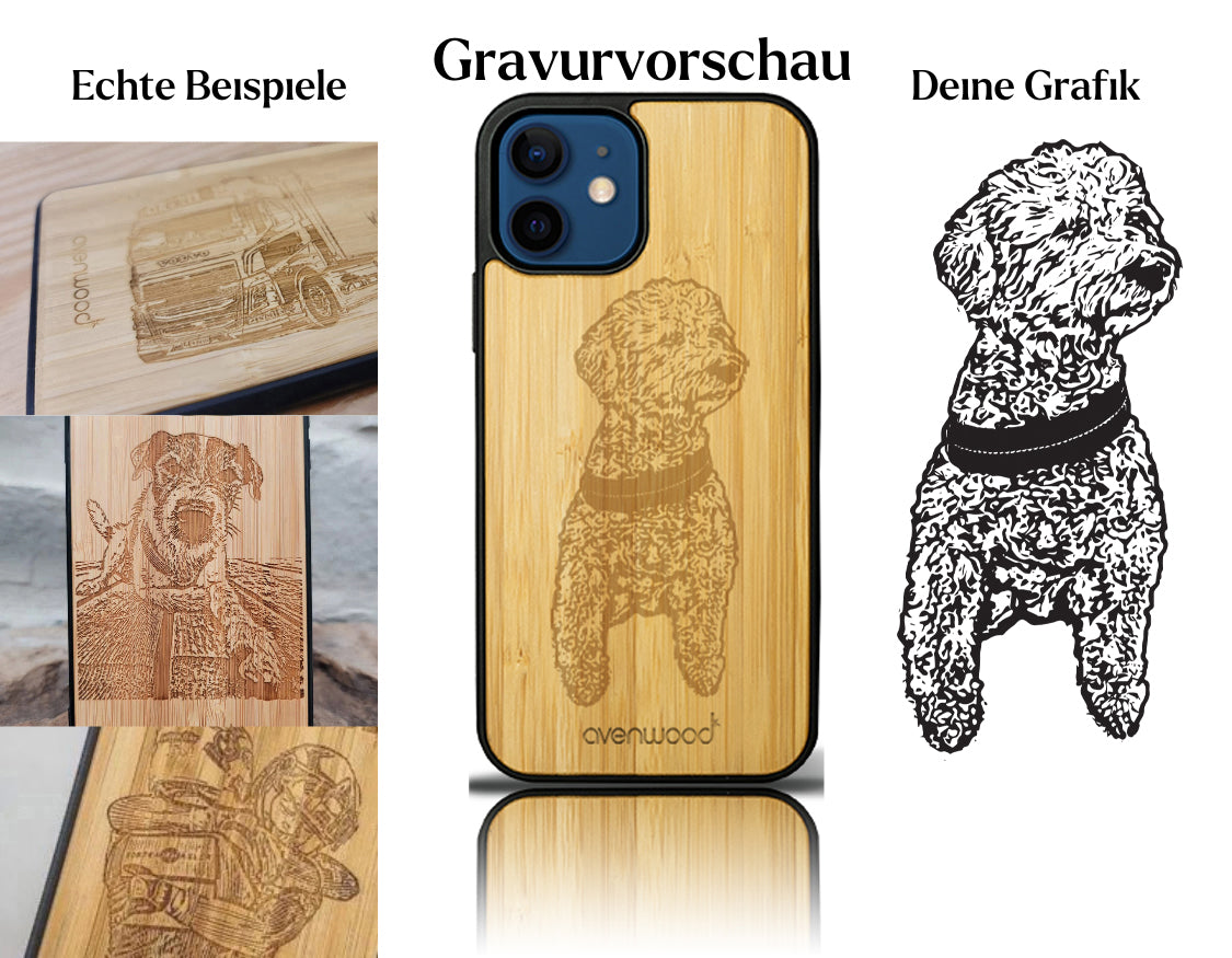 INDIVIDUEL iPhone 12 bambou plastique