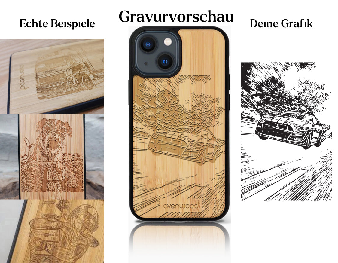 INDIVIDUEL iPhone 14 bambou plastique