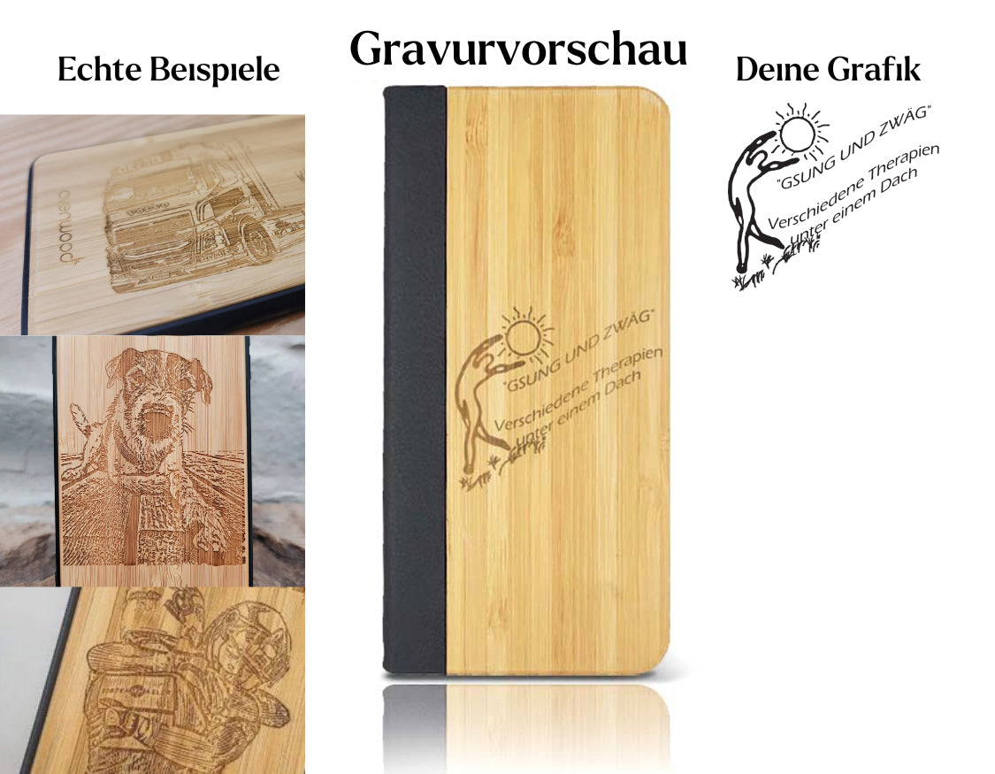 INDIVIDUELL Samsung Galaxy A34 Bambus-Kunststoff