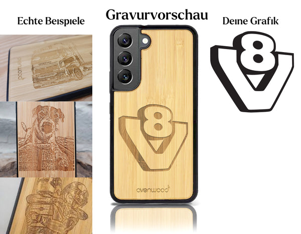 INDIVIDUEL Samsung Galaxy S22 bambou plastique