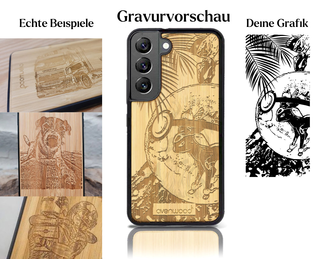 INDIVIDUEL Samsung Galaxy S22 bambou plastique