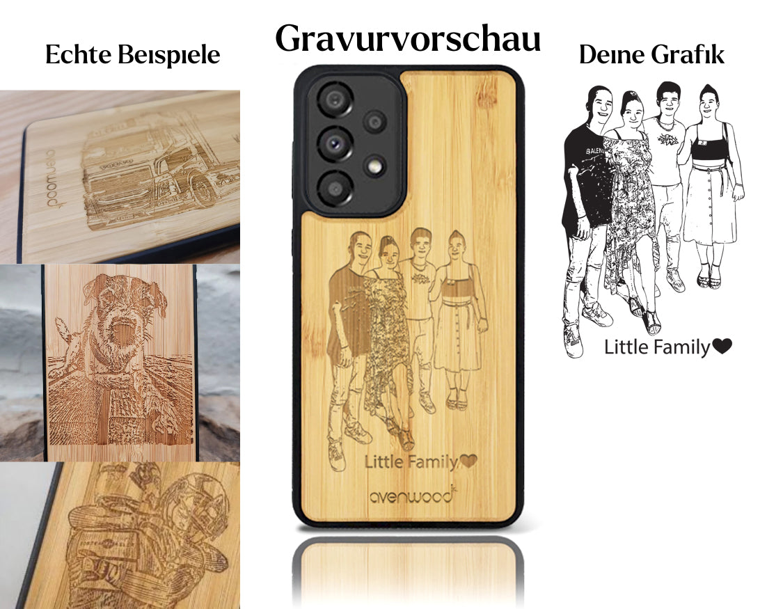 INDIVIDUEL Samsung Galaxy A34 bambou plastique