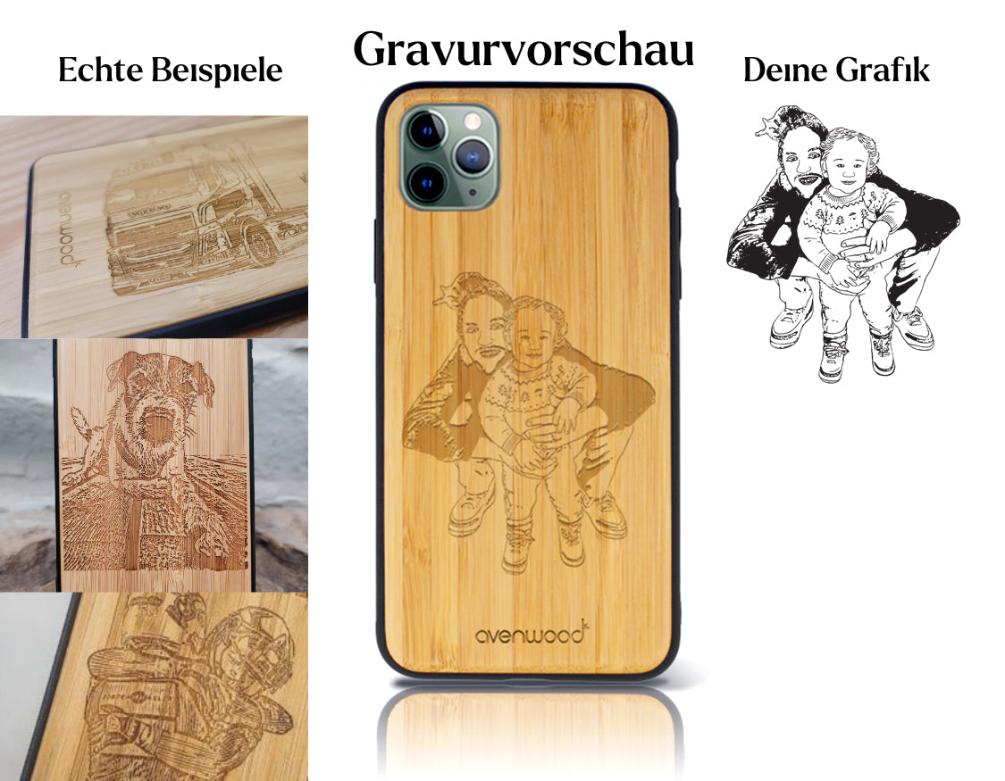 INDIVIDUEL iPhone 11 Pro bambou plastique