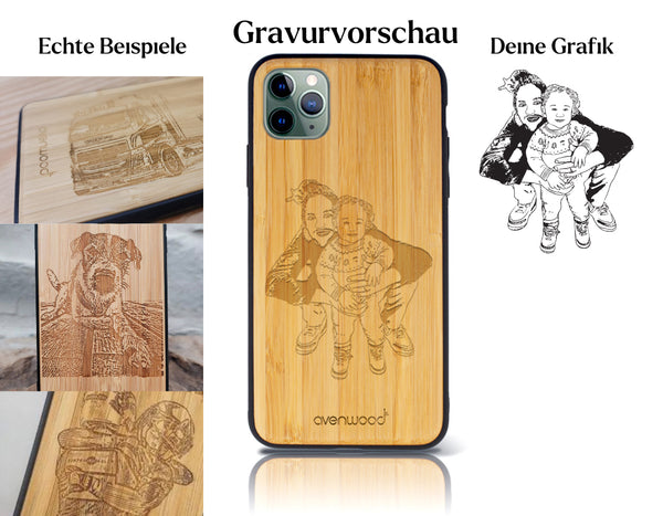 INDIVIDUELL iPhone 11 Pro Bambus-Kunststoff