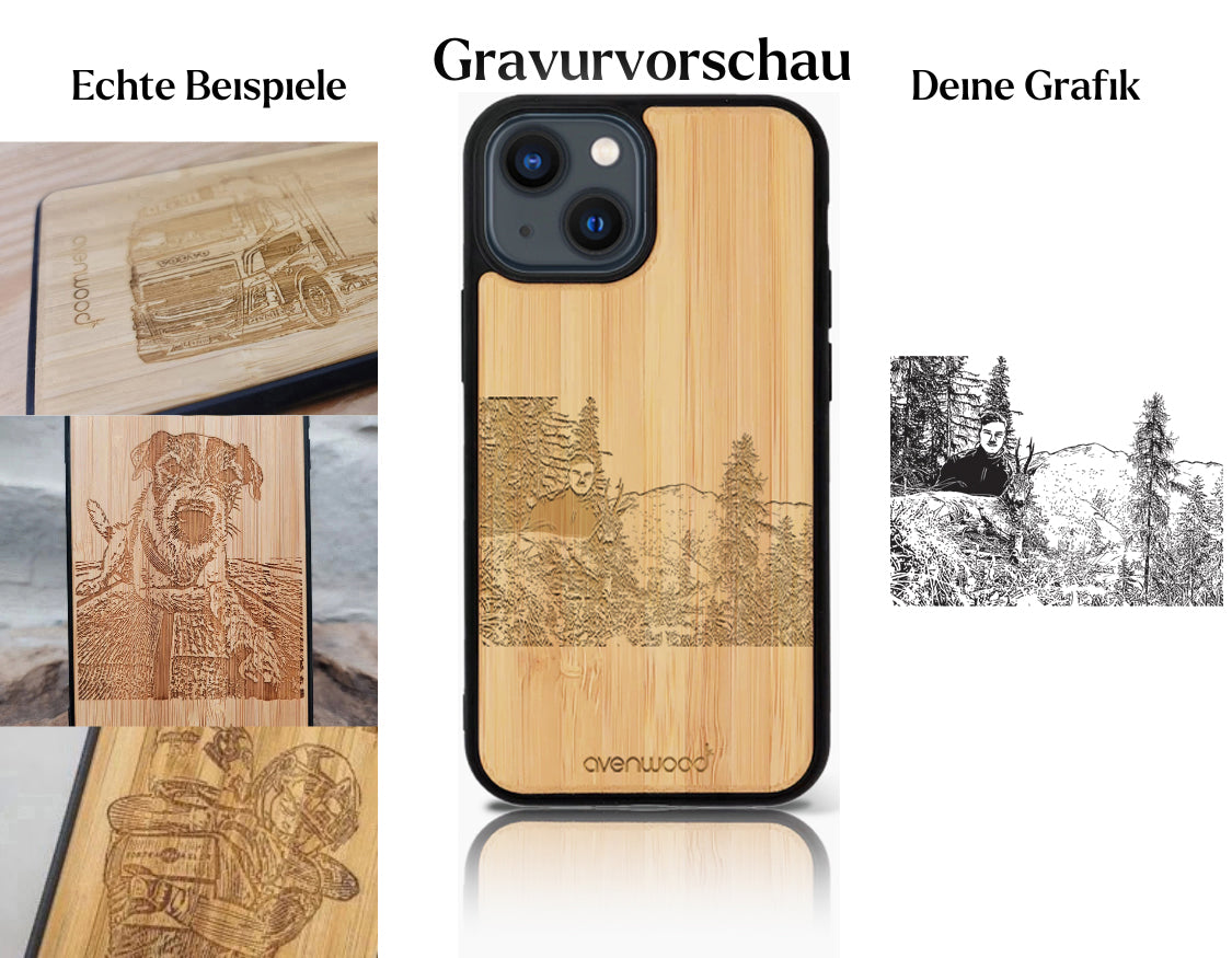 INDIVIDUEL iPhone 13 bambou plastique