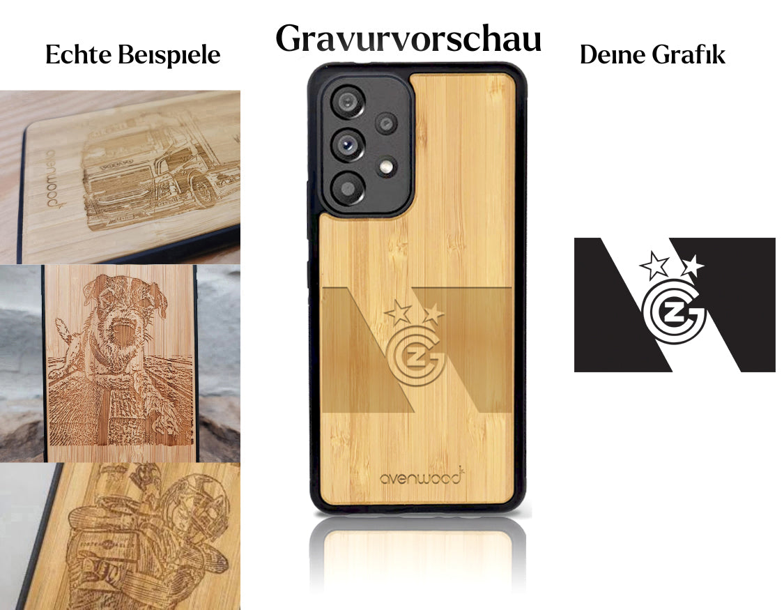INDIVIDUELL Samsung Galaxy A53 Bambus-Kunststoff
