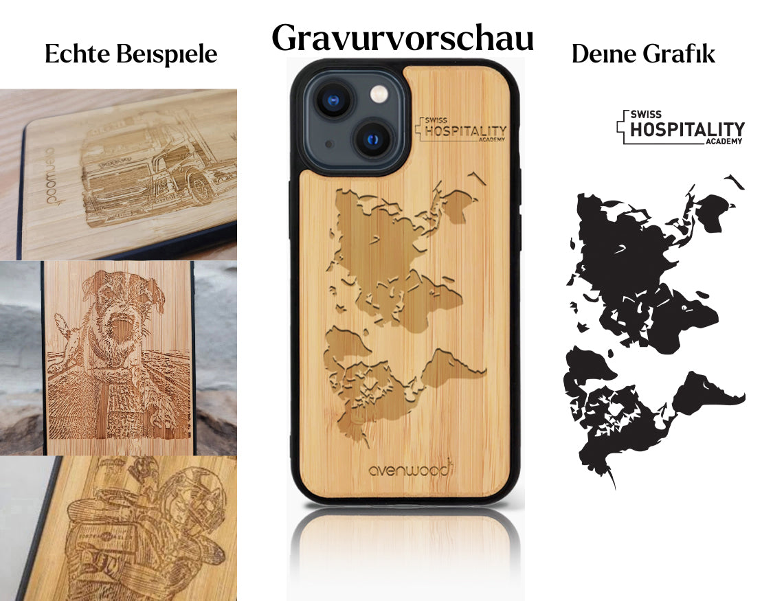 INDIVIDUEL iPhone 14 bambou plastique