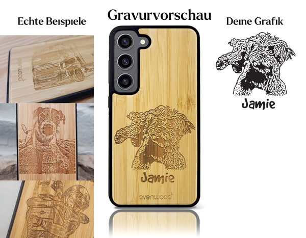 INDIVIDUELL Samsung Galaxy A34 Bambus-Kunststoff