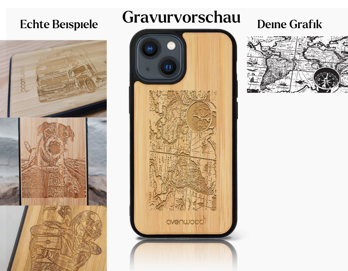 INDIVIDUEL iPhone 14 bambou plastique