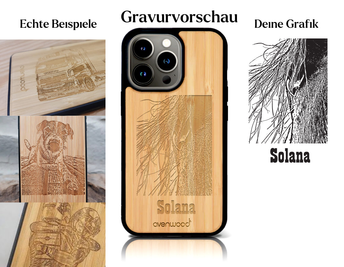 INDIVIDUEL iPhone 13 Pro bambou plastique