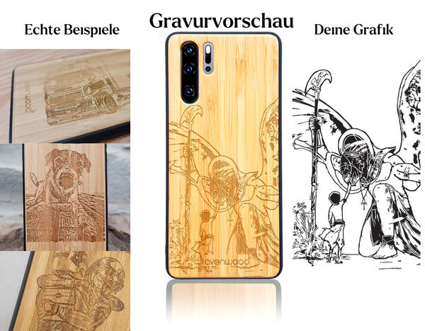INDIVIDUEL Huawei P30 Pro plastique bambou