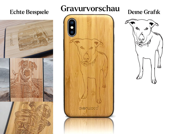 INDIVIDUELL iPhone X / XS Bambus-Kunststoff