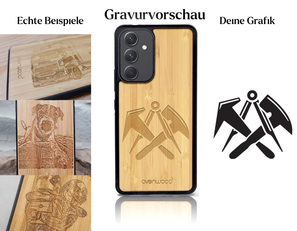 INDIVIDUEL Samsung Galaxy A54 bambou plastique