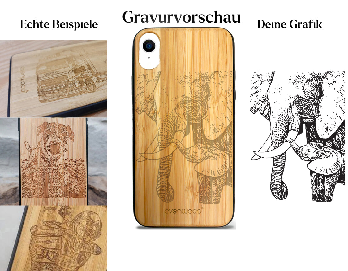 INDIVIDUEL iPhone 12 Pro bambou plastique