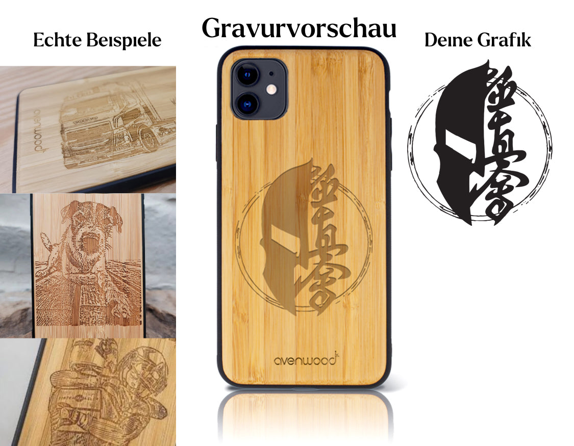 INDIVIDUELL iPhone 11 Bambus-Kunststoff