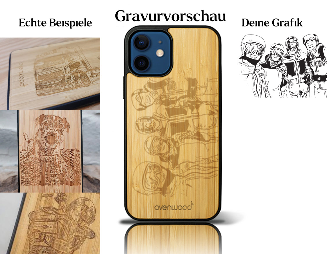 INDIVIDUEL iPhone 12 bambou plastique