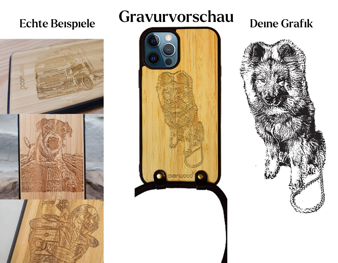 Coque INDIVIDUELLE iPhone 12 Pro Max à accrocher autour du cou