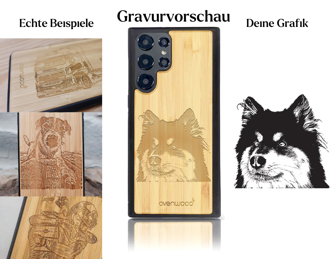 INDIVIDUEL Leonie Mauchle Samsung Galaxy S22 Ultra plastique bambou