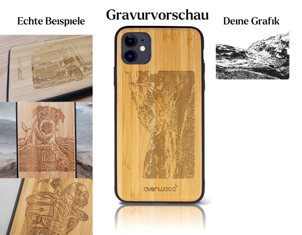 INDIVIDUELL iPhone 11 Bambus-Kunststoff