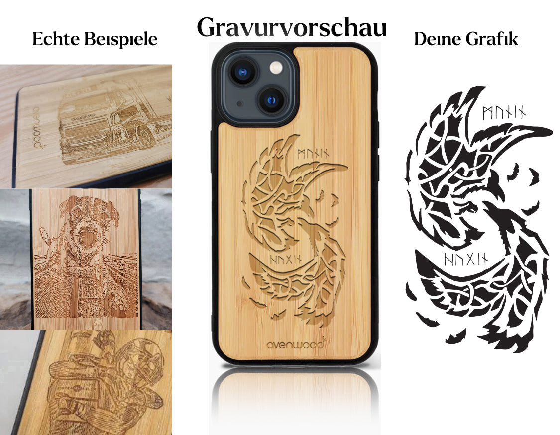 INDIVIDUEL iPhone 14 bambou plastique