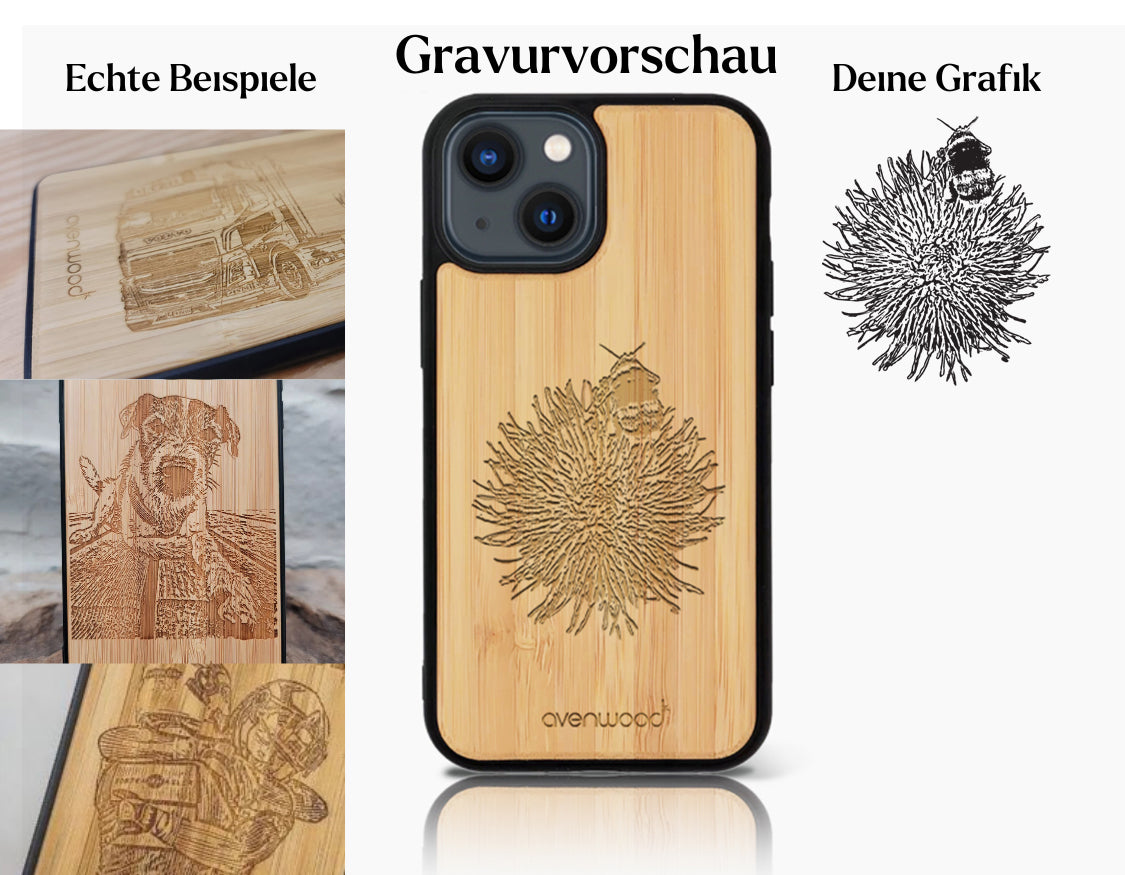 INDIVIDUEL iPhone 14 bambou plastique