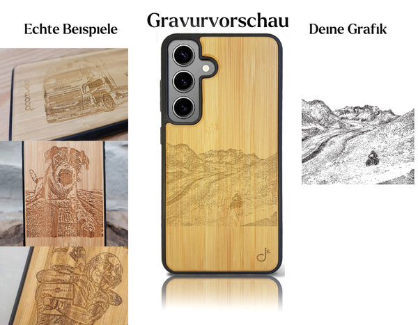 INDIVIDUELL Samsung Galaxy S24 Bambus-Kunststoff