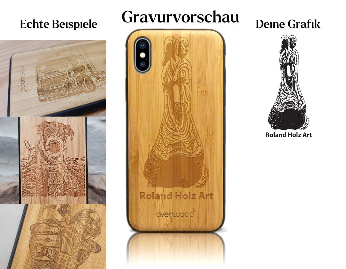 INDIVIDUEL iPhone X / XS bambou plastique
