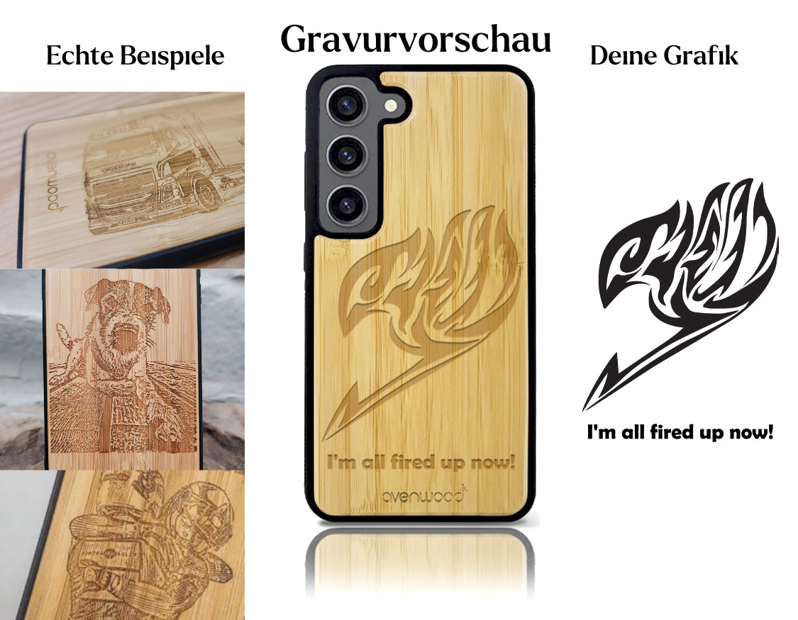 INDIVIDUELL Samsung Galaxy S23 Bambus-Kunststoff