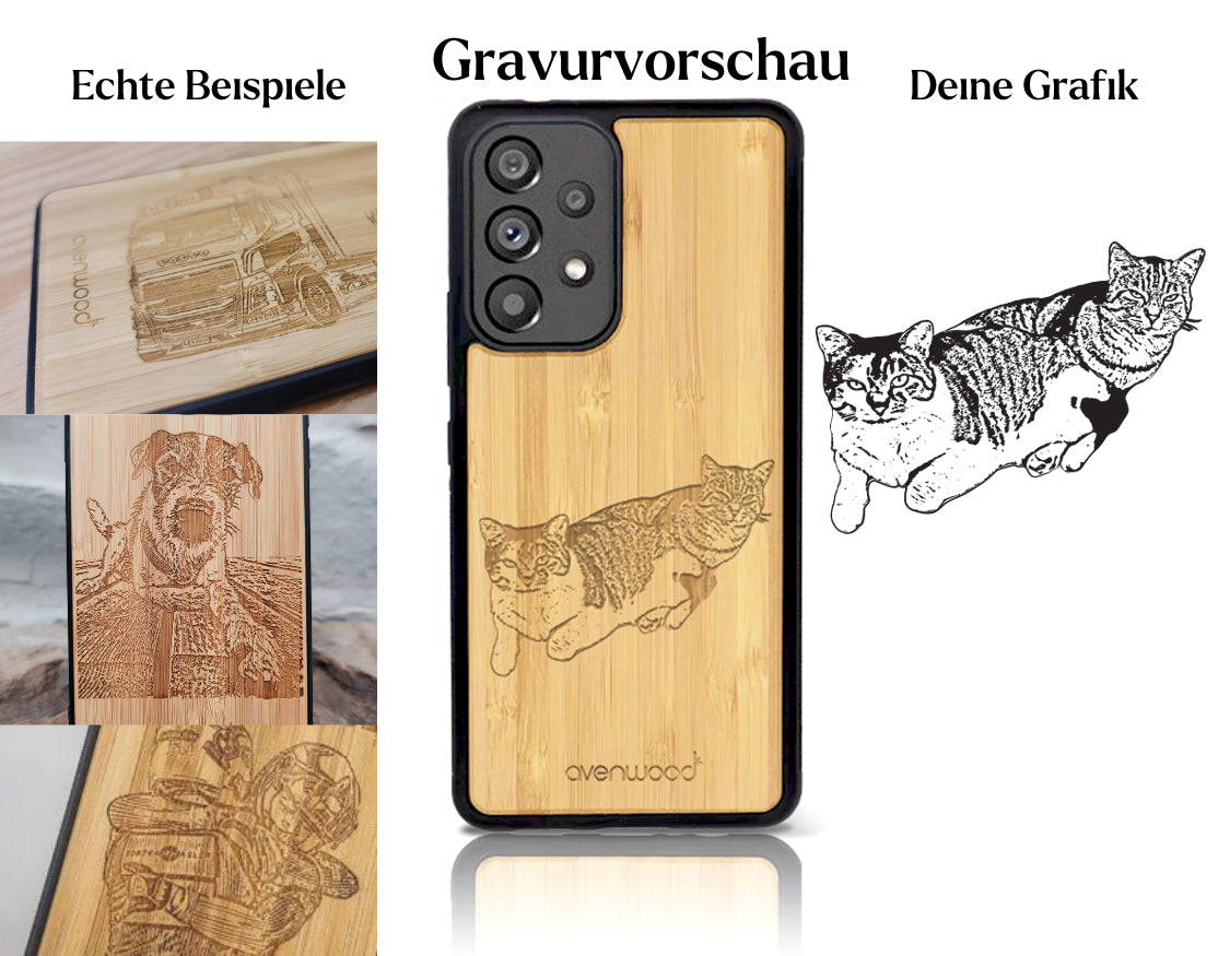INDIVIDUEL Samsung Galaxy A53 bambou plastique